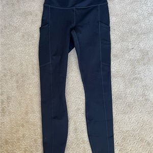 Fabletics black leggings, size S/Regular/27